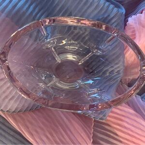 Gorgeous LENOX “Gift of Knowledge” pink crystal candy dish